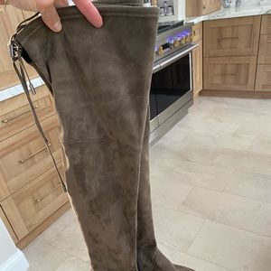 Over the knee suede boots size 9.
